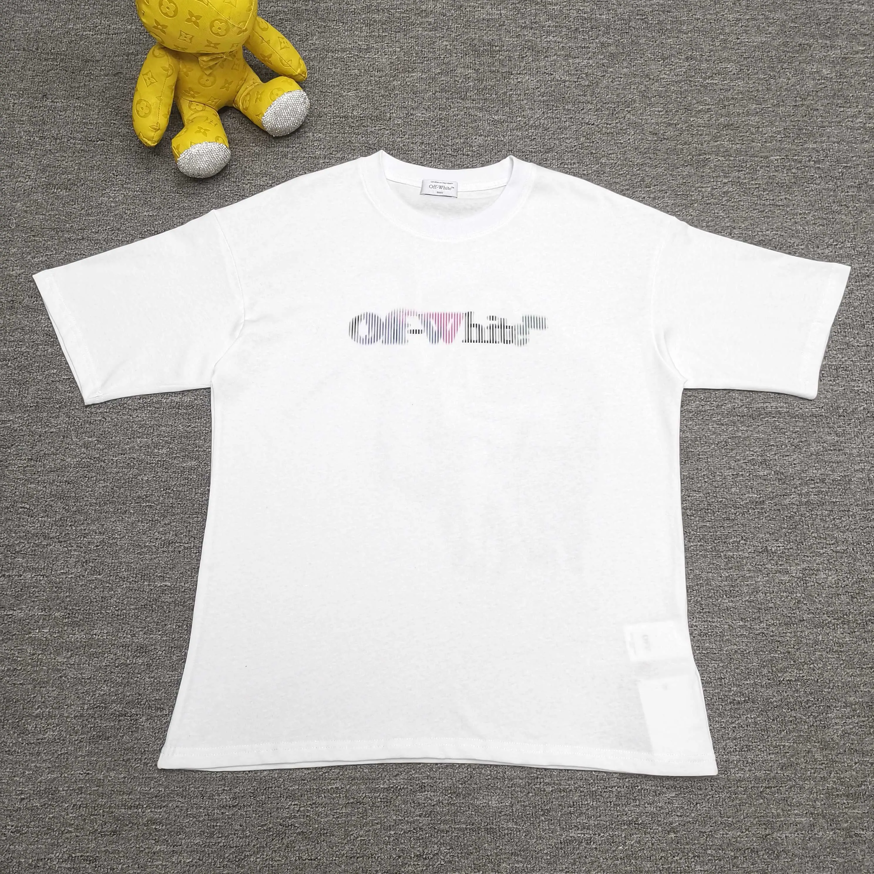 off white new religious angel loose-fitting short-sleeved T-shirt Size: S M L XL Color: Black White P240